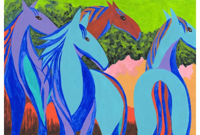 Blue Horses
